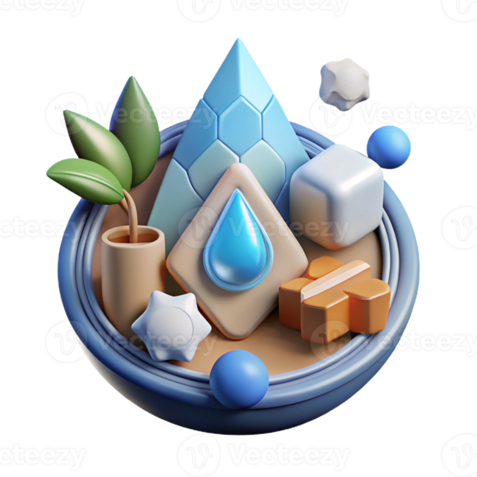 extraordinary traditional Water Resources Management Icon Isolated for Sustainable Development professional png