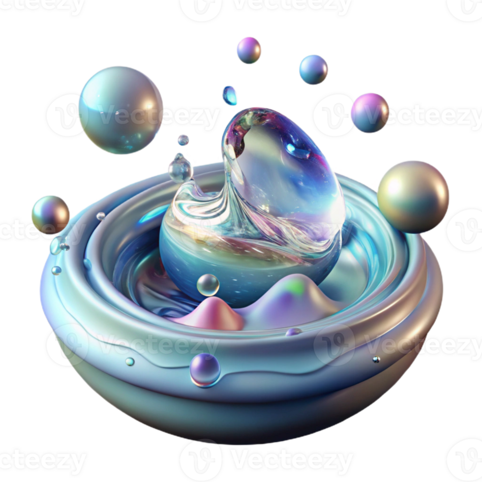 extraordinary minimalist Water Ripple Effect Transparent for Liquid Designs authentic png
