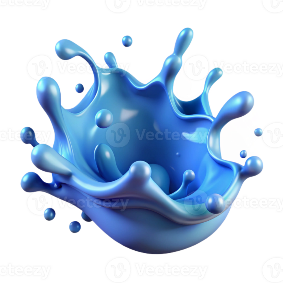 impressive classic Water Splash Dynamic Fluid Shape Cutout for Abstract Compositions high resolution png