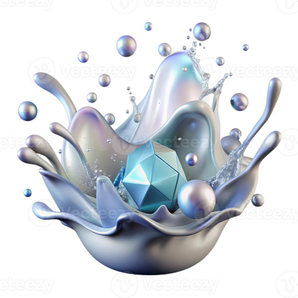impressive abstract Water Splash Overlay Effect Transparent Background exclusive png