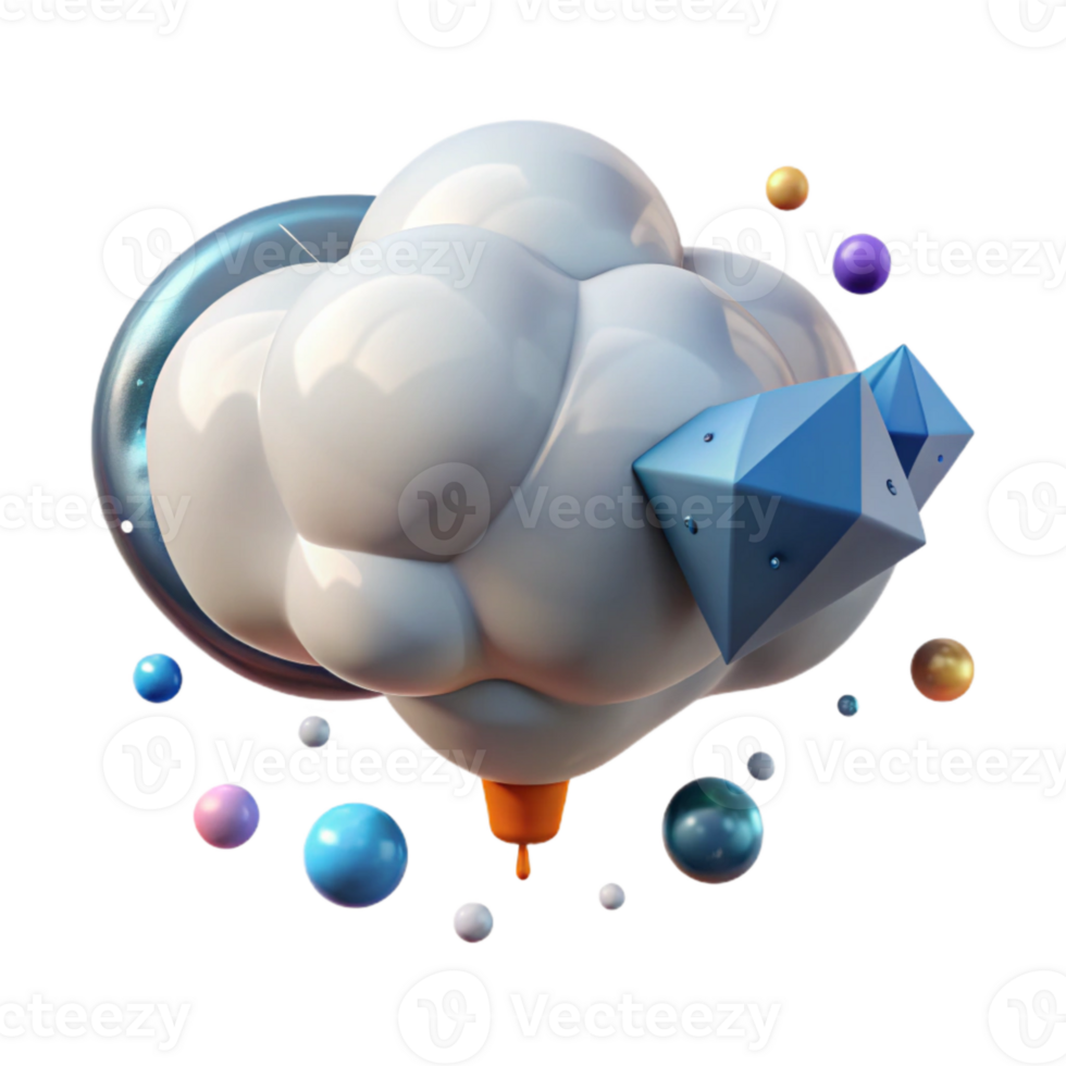 vibrant minimalist Weather Balloon Icon Transparent for Atmospheric Research genuine png