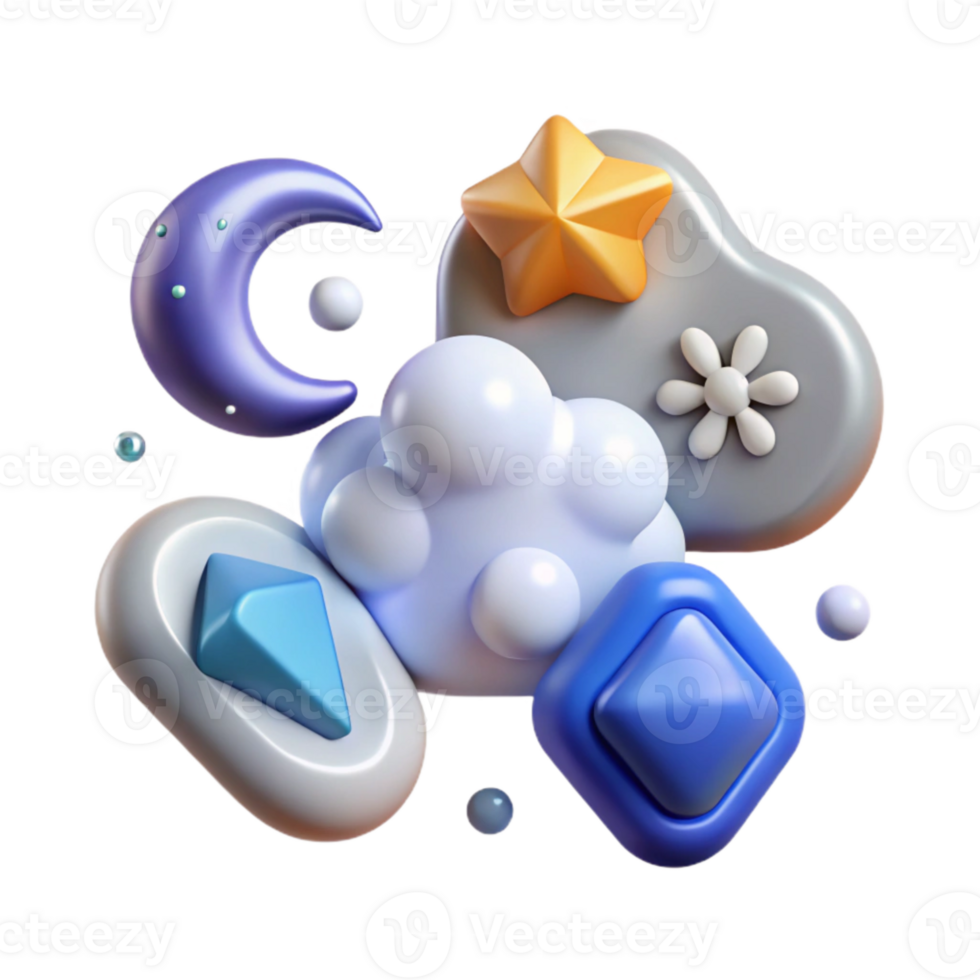 serene classic Weather Icon Set for Apps Cutout for Mobile Development png
