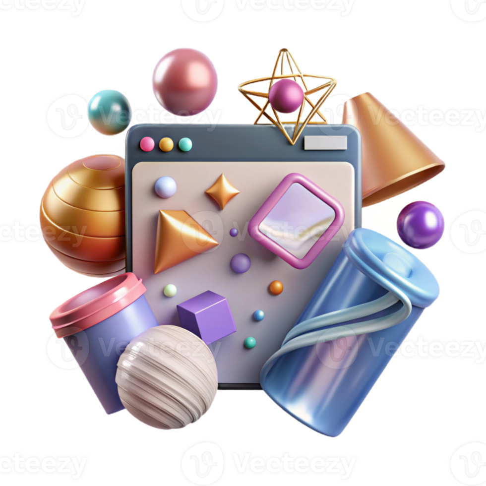 magnificent traditional Web Design Elements Isolated for Website Development Projects detailed png