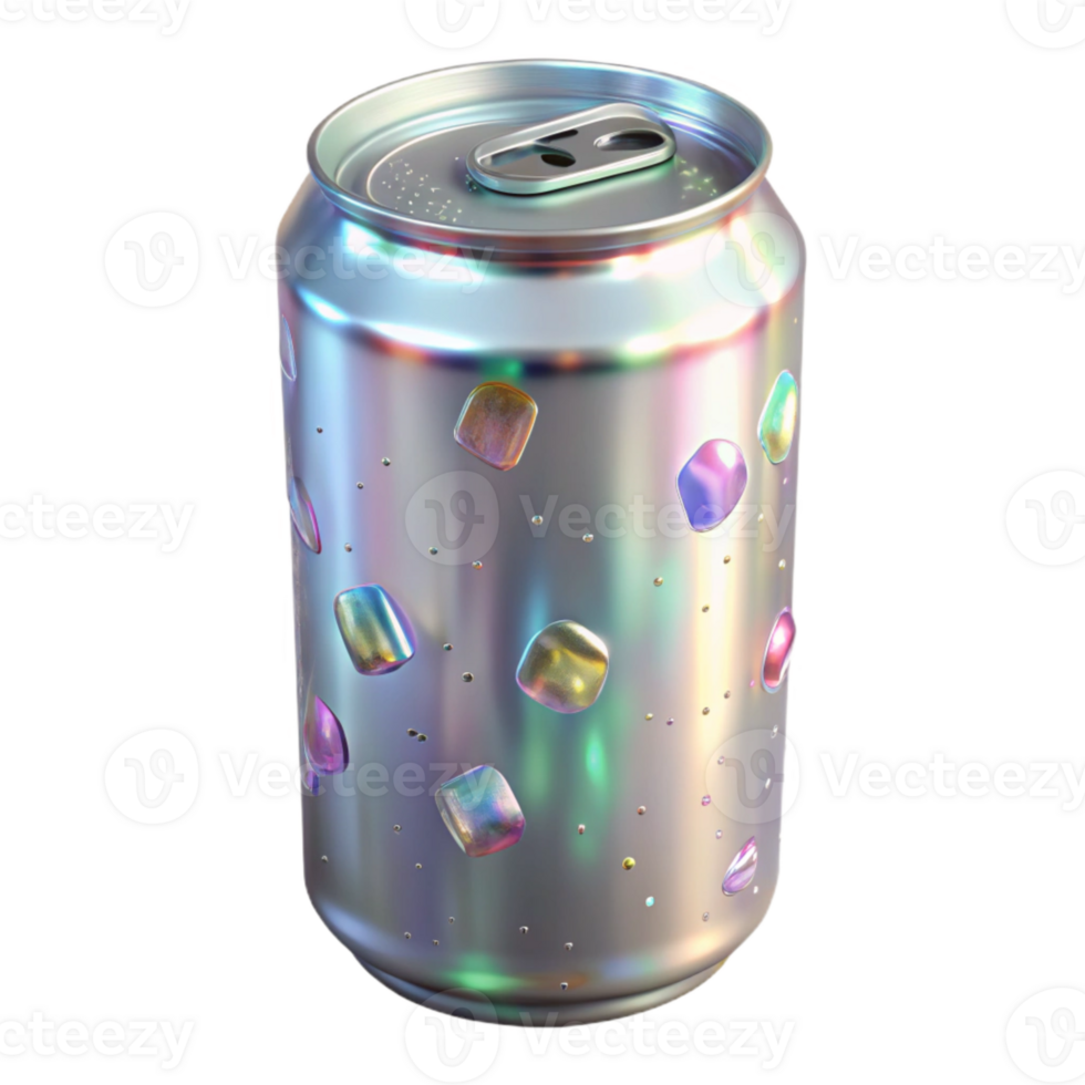 impressive modern Aluminum Can Texture Transparent for Packaging Mockups png