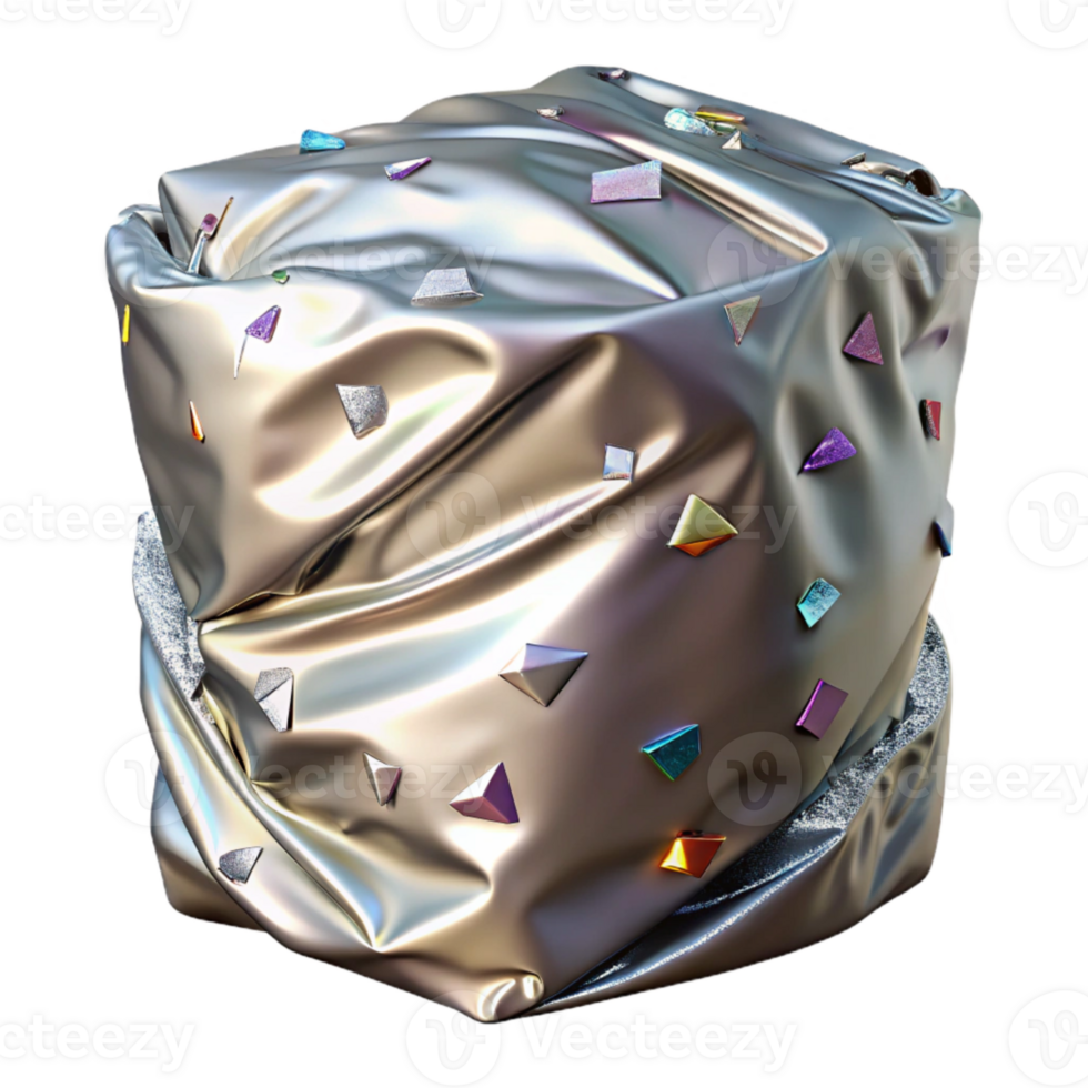extraordinary abstract Aluminum Foil Wrap Texture Transparent for Culinary Projects authentic png