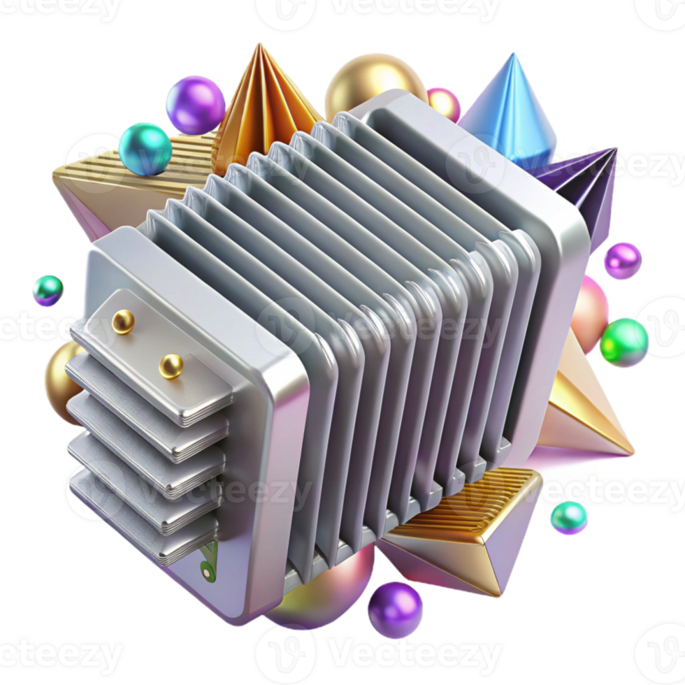 stunning vintage Aluminum Heat Sink Cutout for Electronics Projects original png