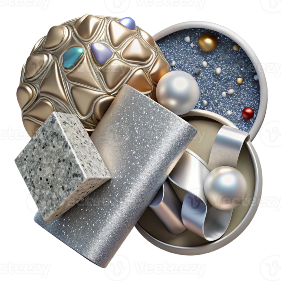 stunning rustic Aluminum Texture Collection Isolated for Design Projects detailed png