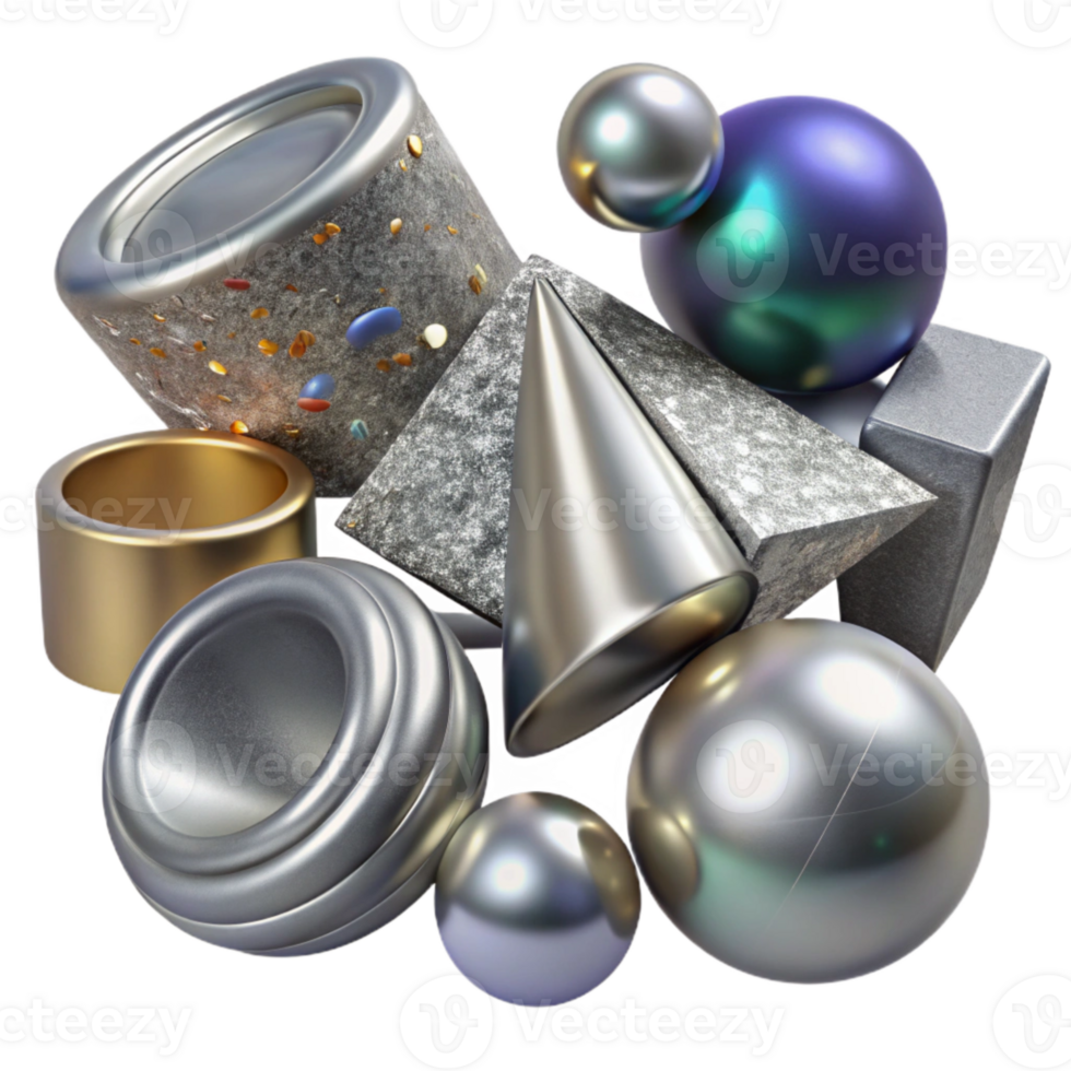 extraordinary minimalist Aluminum Texture Collection Isolated for Design Projects png