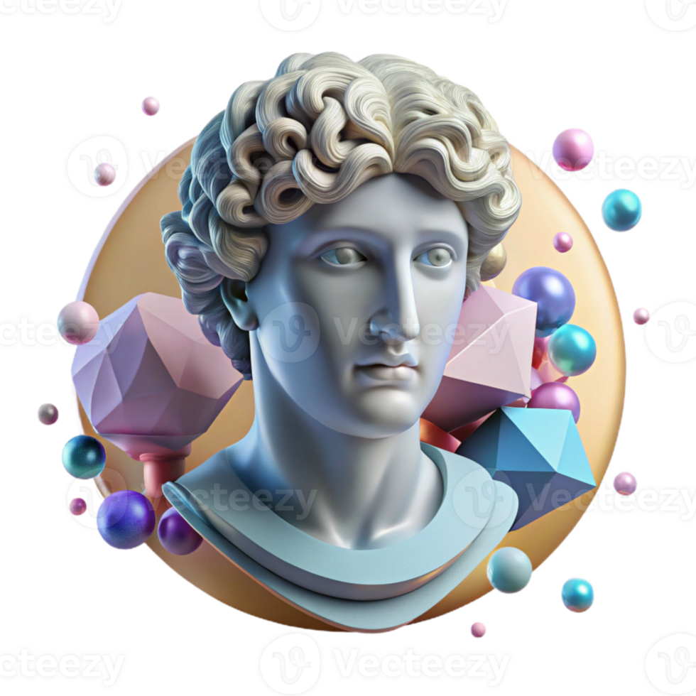 elegant minimalist Ancient Greek Statue Transparent for Educational Resources exclusive png