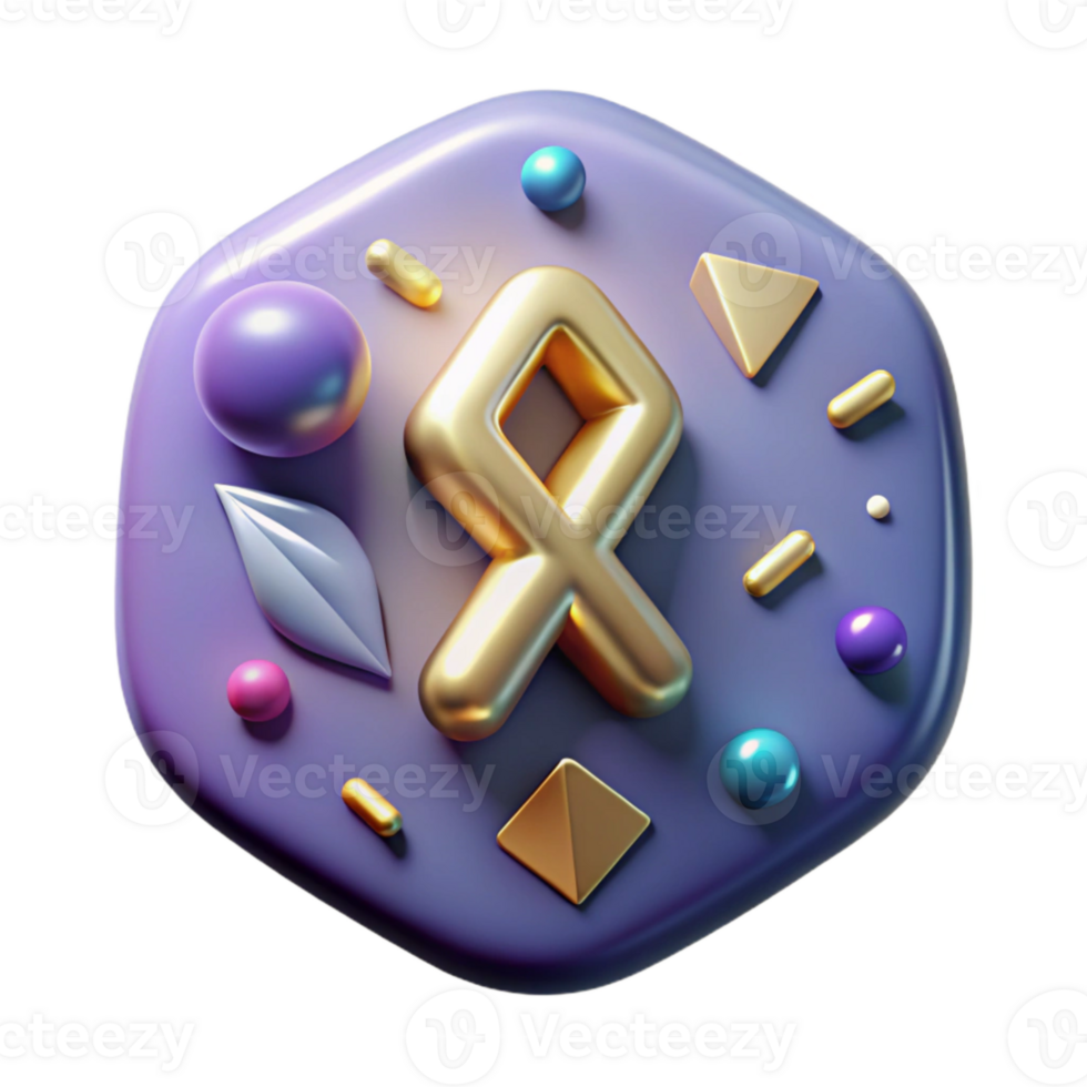 stunning abstract Animated Rune Symbol Gif Transparent for Motion Graphics original png