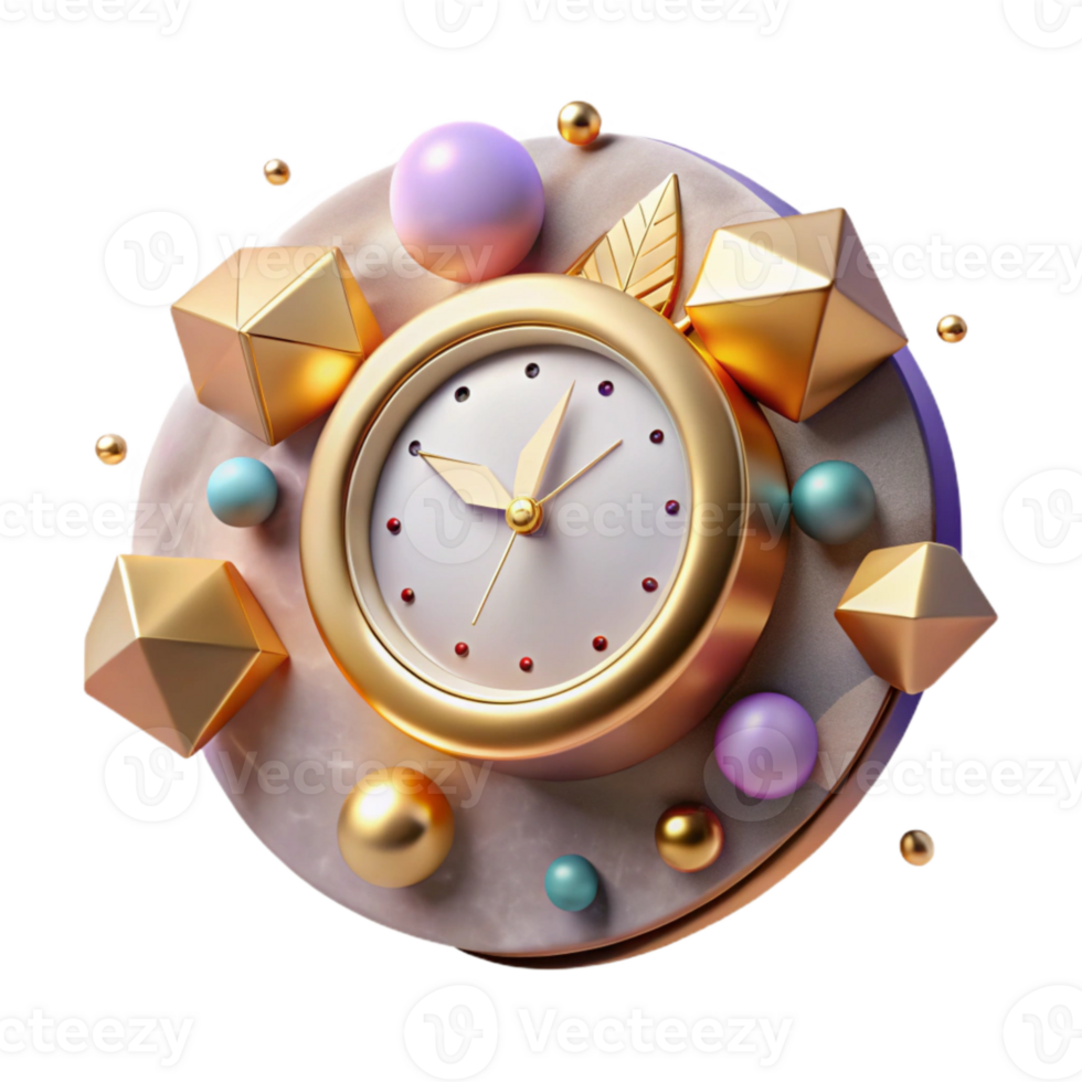 elegant minimalist Antique Clock Face Transparent Cutout for Timepieces high quality png