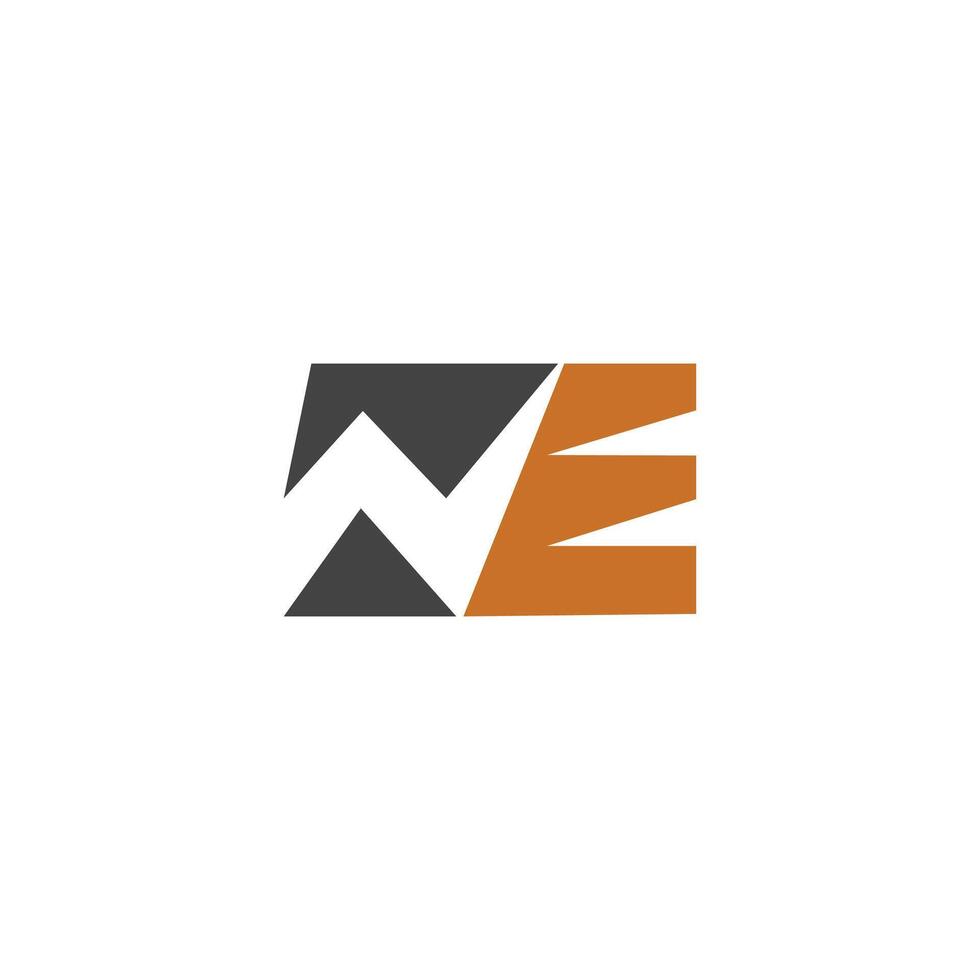 Elegant EN NE Monogram Logo for Professional Branding vector