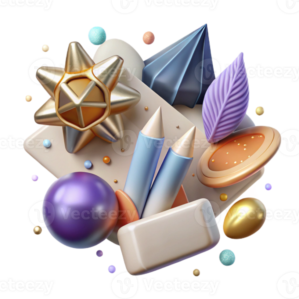 magnificent modern Art Icons Bundle Cutout for Creative Expression high resolution png