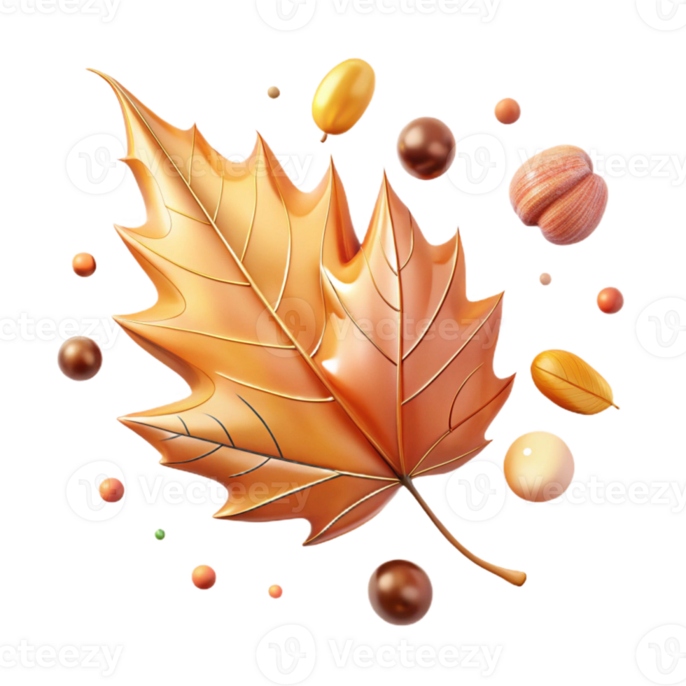 impressive modern Autumn Leaf Falling Isolated for Fall Scenery premium png