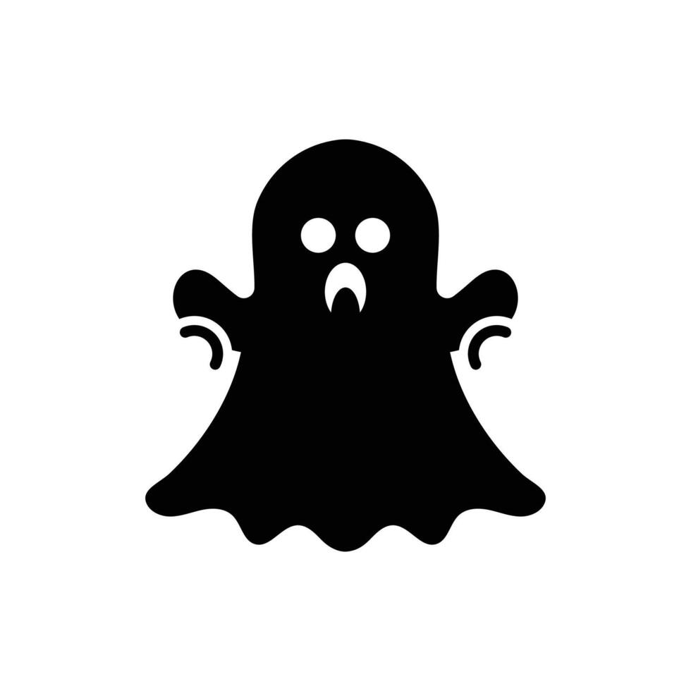 Ghost Silhouette Design vector