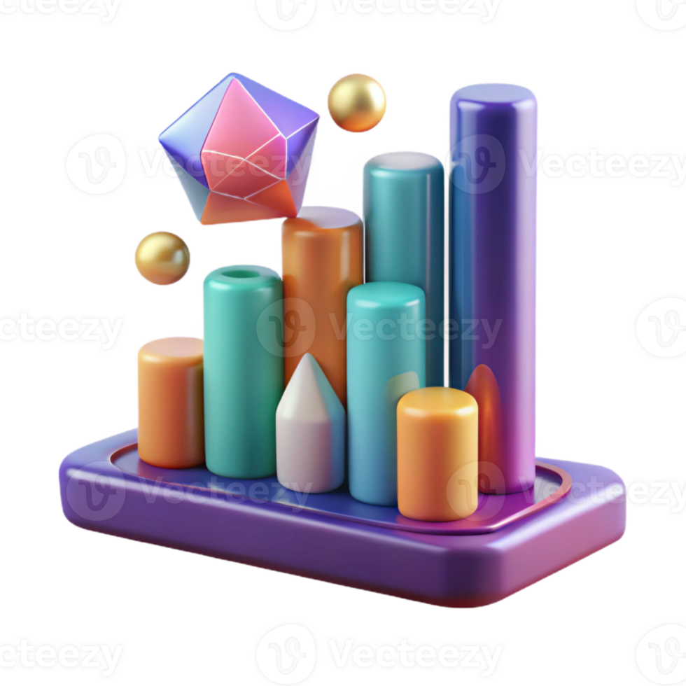 stunning rustic Bar Graph Sales Data Visualization Isolated for Marketing Reports authentic png