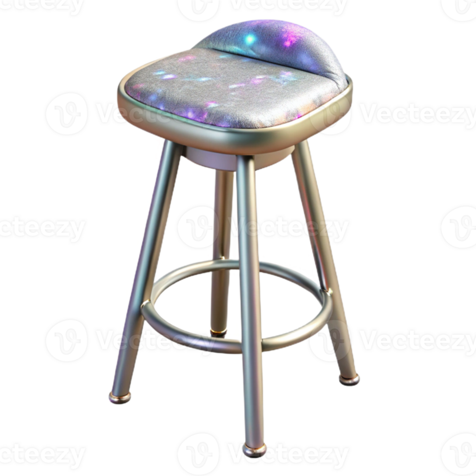 serene creative Bar Stool Metal Legs Isolated Kitchen Counter exclusive png