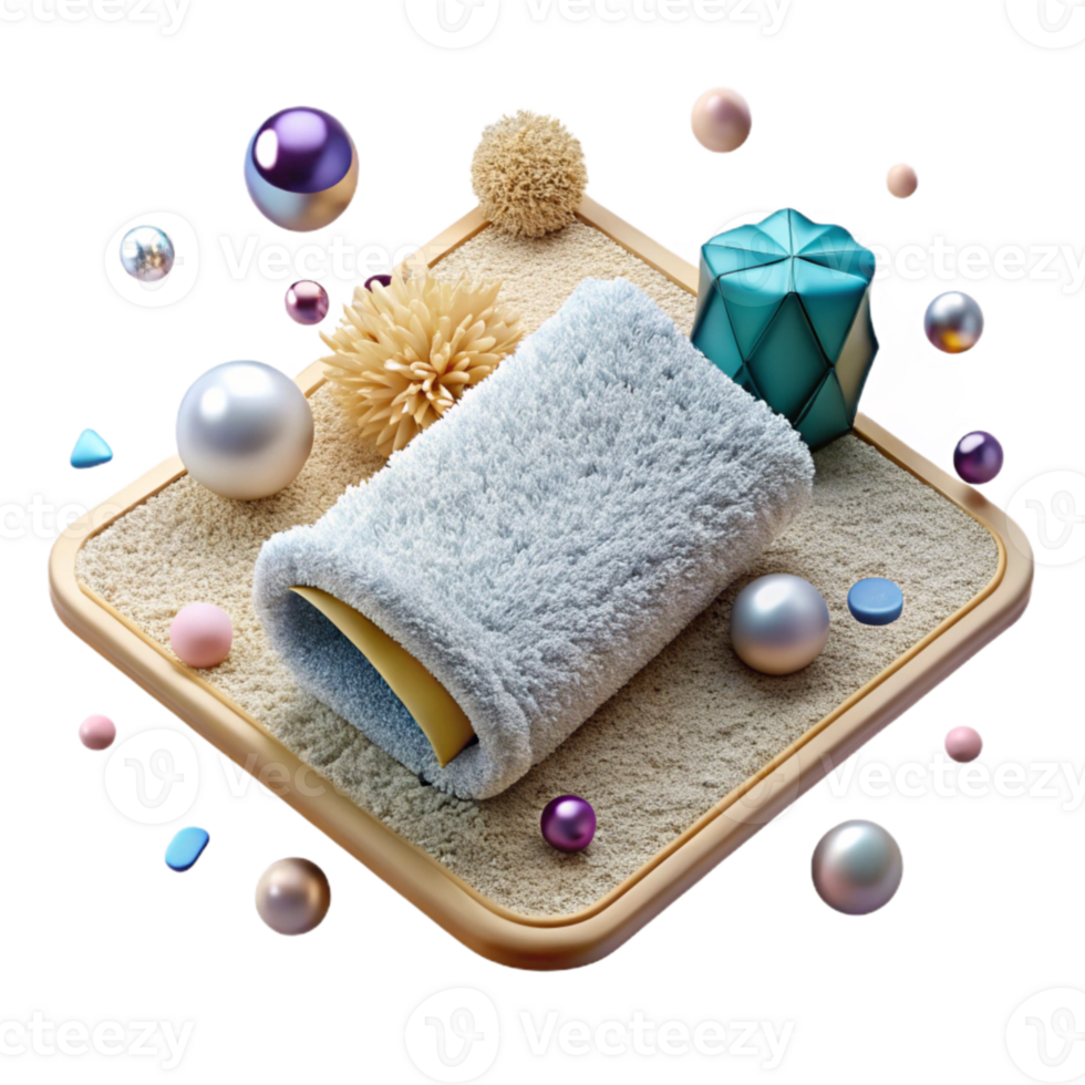 dramatic artistic Bath Mat Soft Texture Isolated Bathroom Floor exclusive png