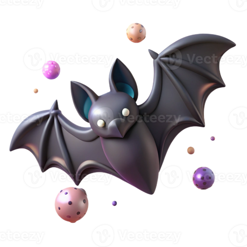 magnificent creative Bat Silhouette Isolated for Spooky Design genuine png
