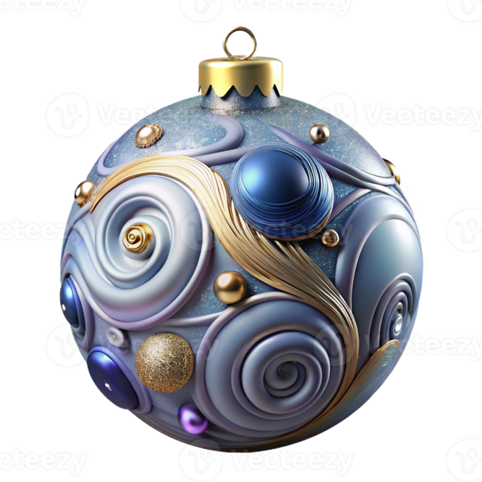magnificent minimalist Bauble Glass Ornament Swirls Glitter Isolated Decor exclusive png