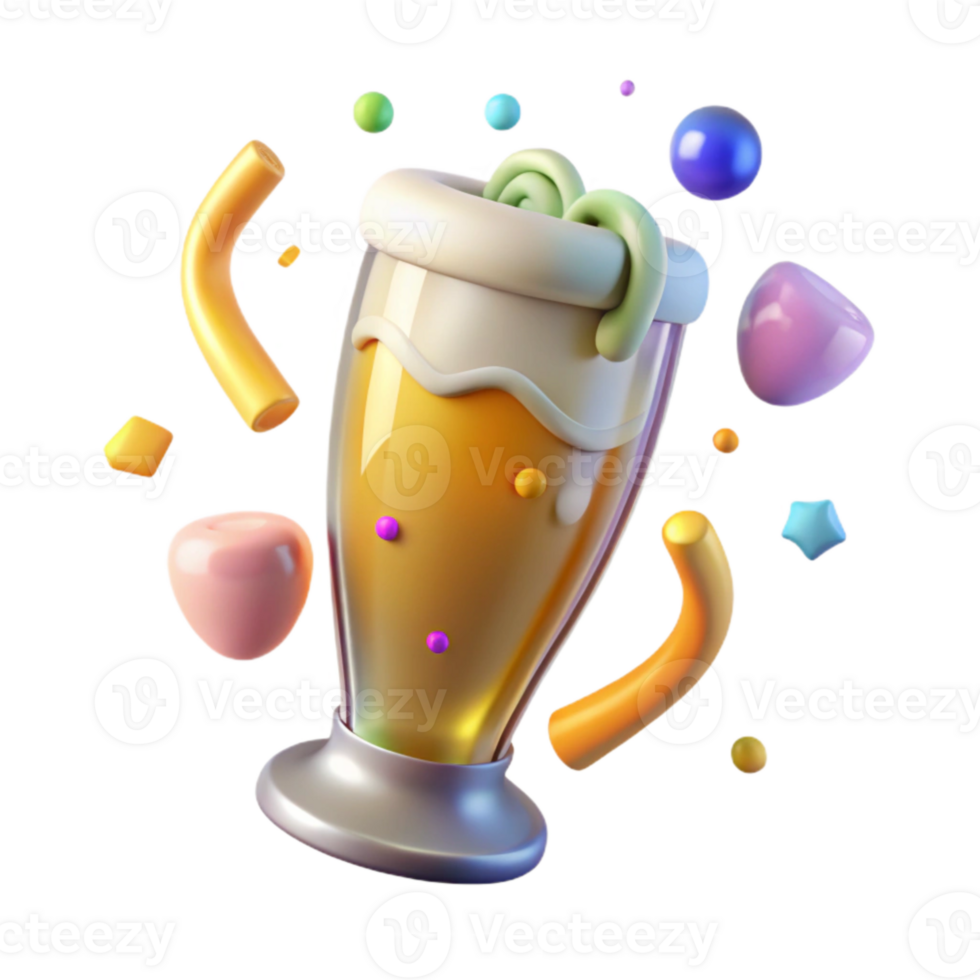 wonderful vintage Beer Glass Pilsner Glassware Transparent for Beer Tasting detailed png