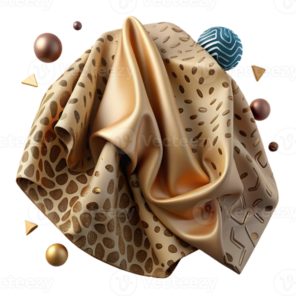 extraordinary minimalist Beige Fabric Texture with Animal Print Transparent genuine png