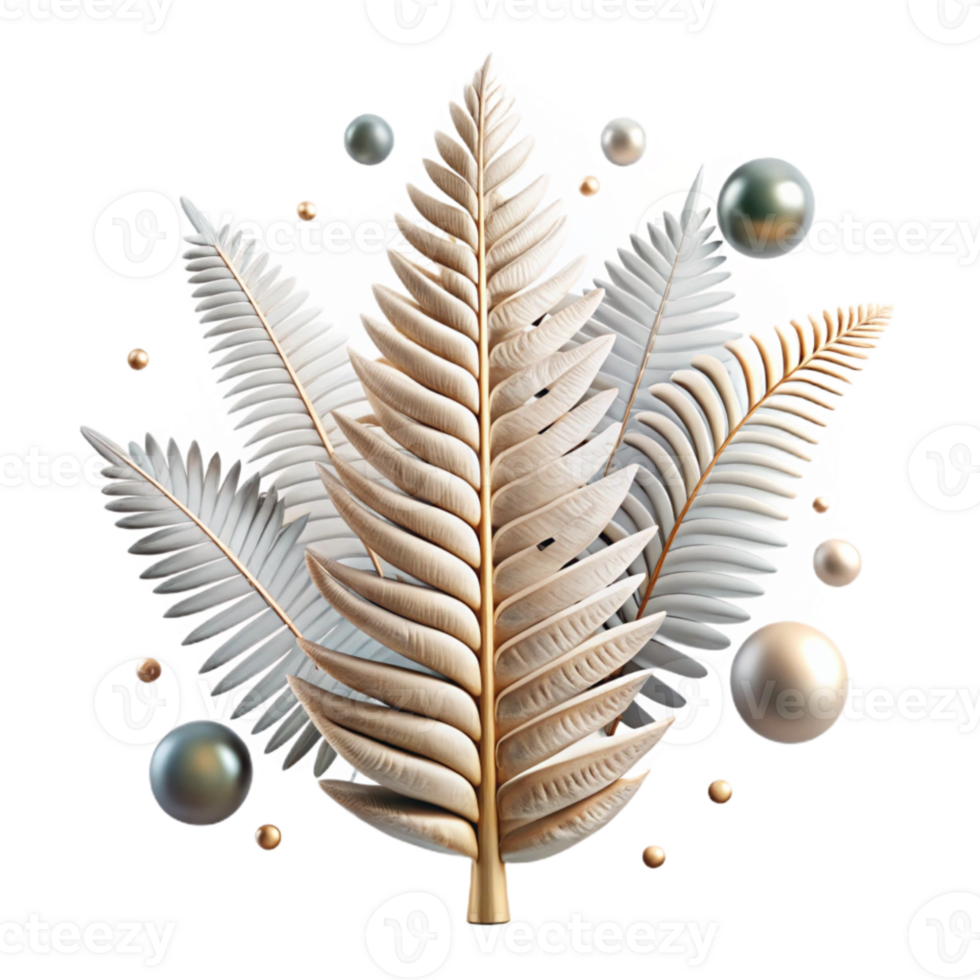 stunning abstract Botanical Line Art Fern for Minimalist Projects authentic png