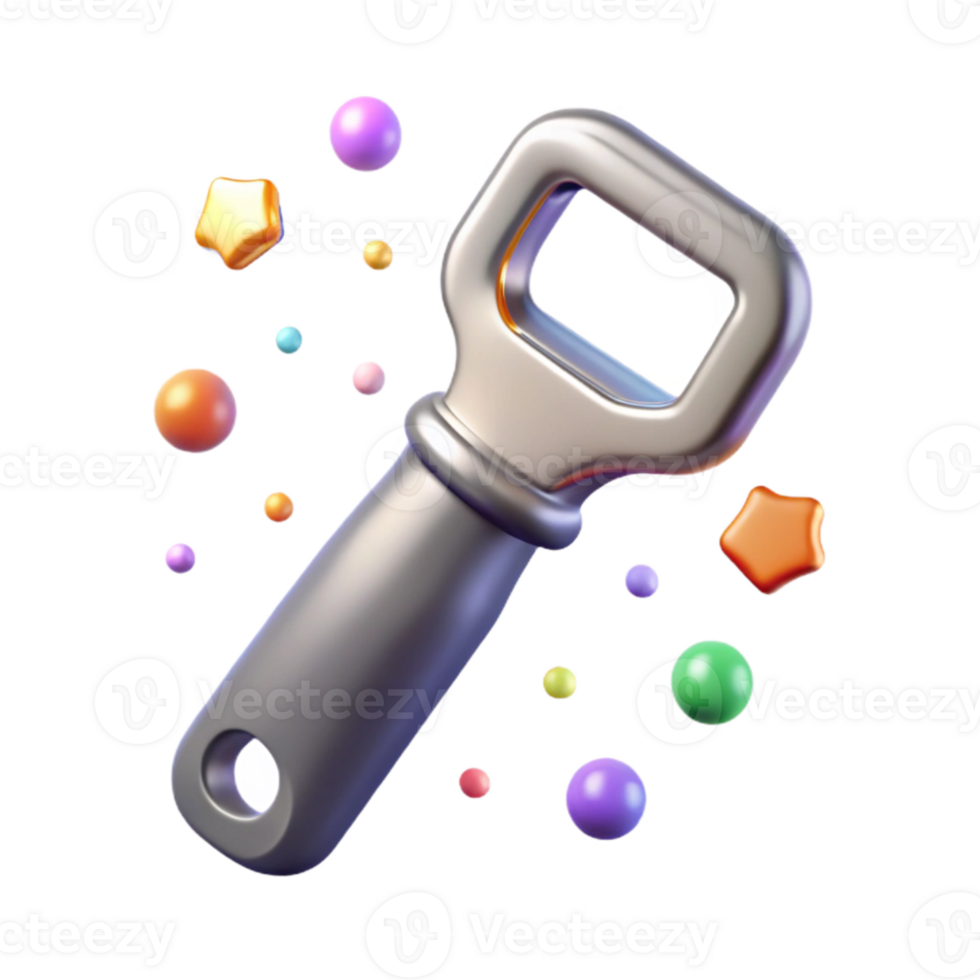 stunning creative Bottle Opener Isolated for Bar Menu professional png