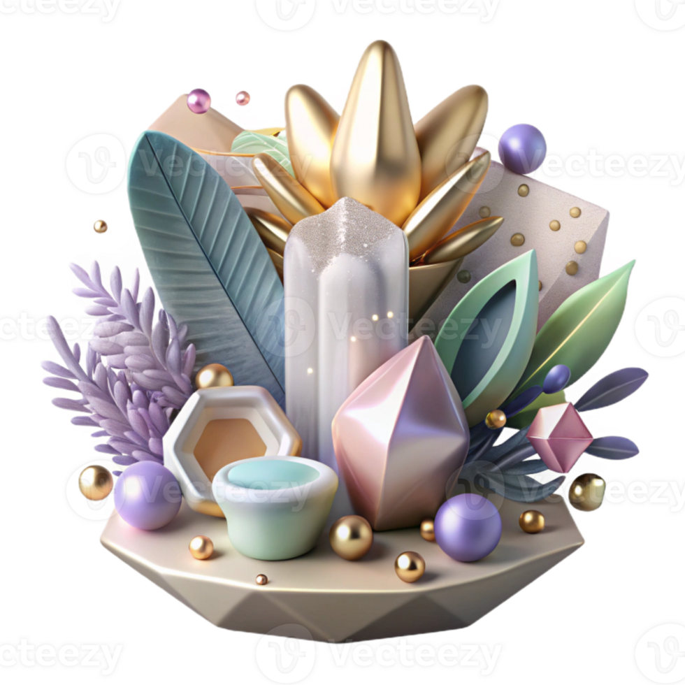 wonderful artistic Botanical Vignette Transparent for Greeting Cards premium png
