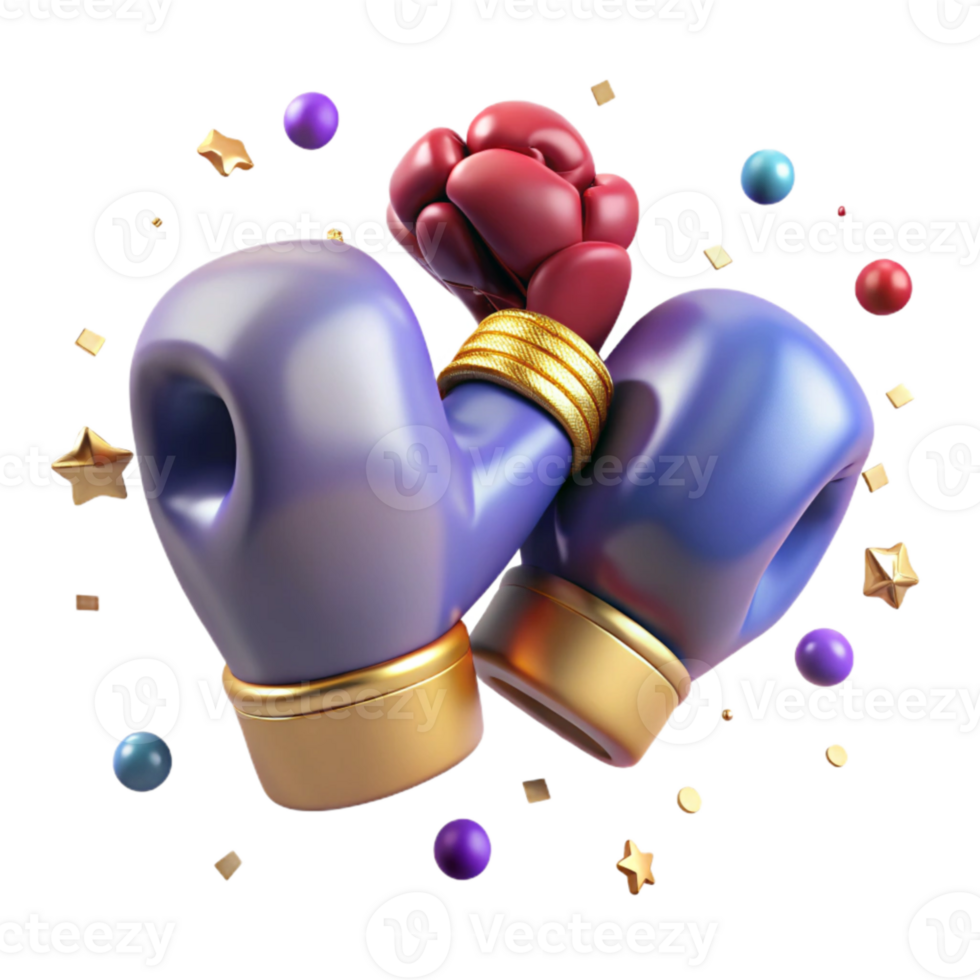 serene creative Boxing Gloves Fitness Gear Isolated for Combat Sports genuine png