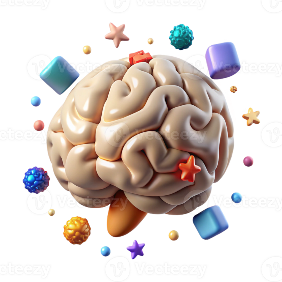 serene classic Brain Neurology Medical Icon Cutout for Healthcare Graphics high resolution png
