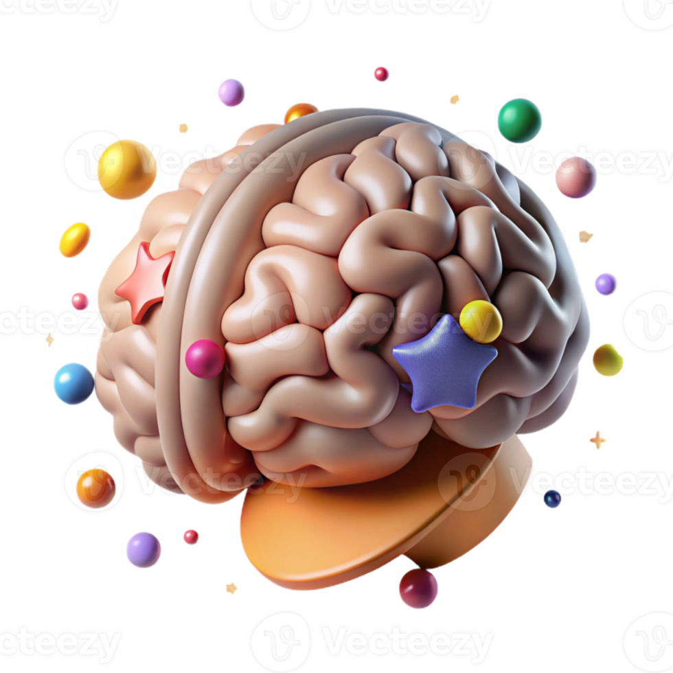 impressive abstract Brain Scan Medical Imaging Cutout for Neurology Studies detailed png