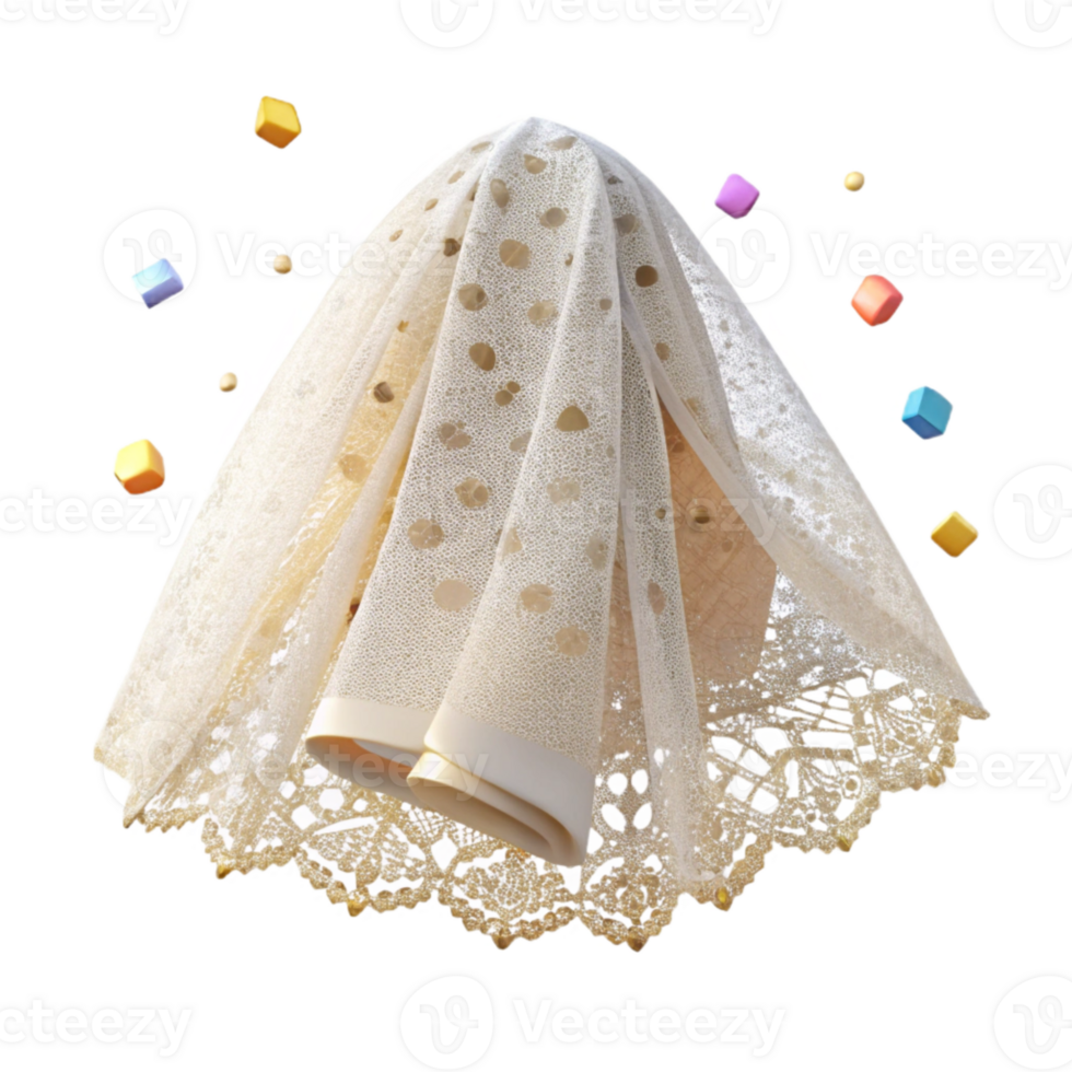 wonderful modern Bridal Veil Lace Embroidery Isolated for Wedding Accessories exclusive png