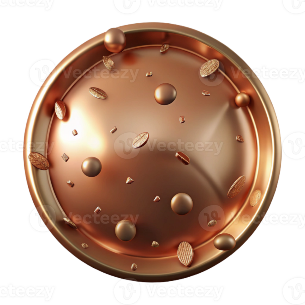 impressive classic Bronze Metal Plate Texture Isolated for Graphic Design high resolution png