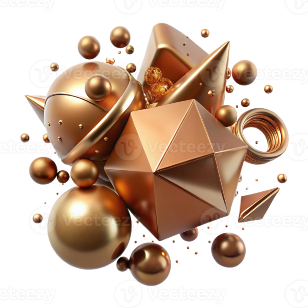 stunning abstract Bronze Texture Light Reflection Cutout for 3d Rendering original png