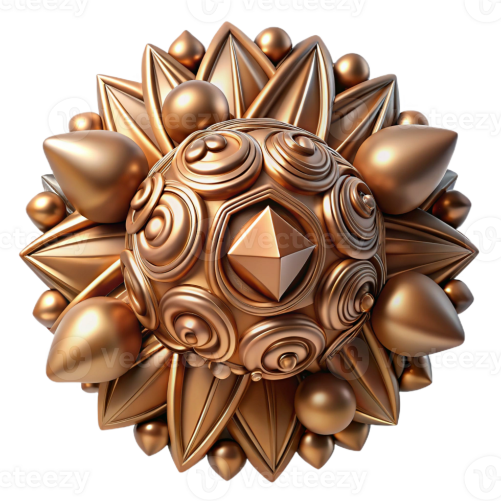 wonderful rustic Bronze Texture with Decorative Engraving Transparent for Luxury Branding exclusive png