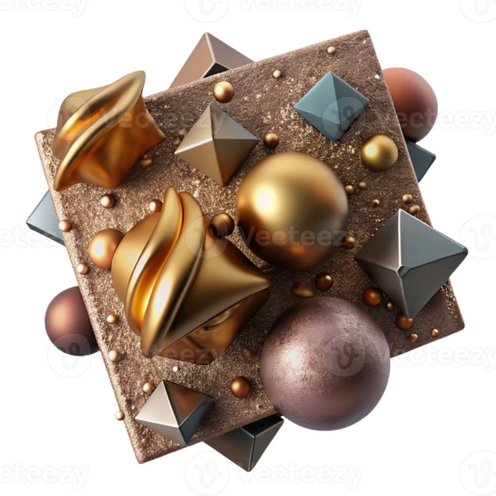 vibrant artistic Bronze Texture with Oxidized Finish Isolated for Vintage Designs original png