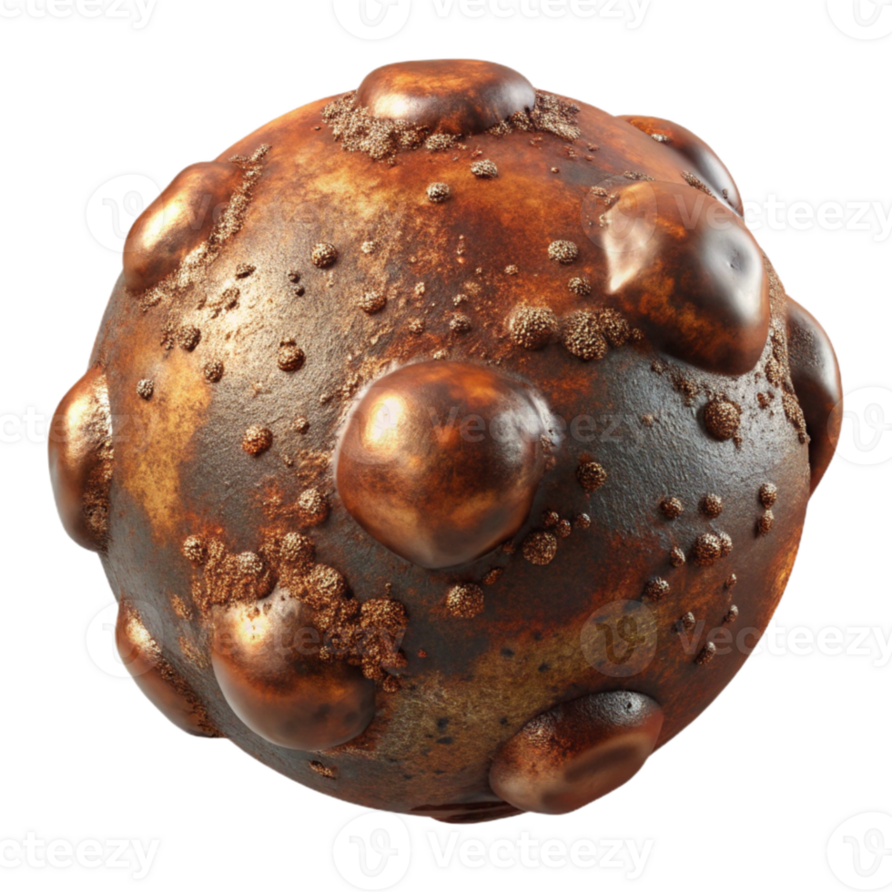 elegant classic Bronze Texture with Rust and Corrosion Cutout for Grunge Art png