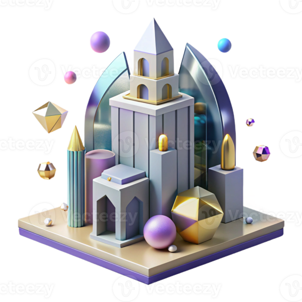 elegant abstract Building Shape Architecture Cutout for Cityscapes high quality png