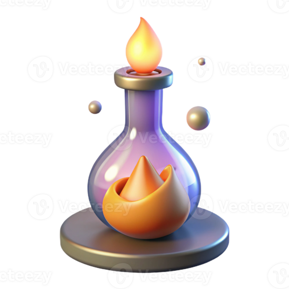 extraordinary classic Bunsen Burner Flame Isolated for Chemistry Graphics premium png