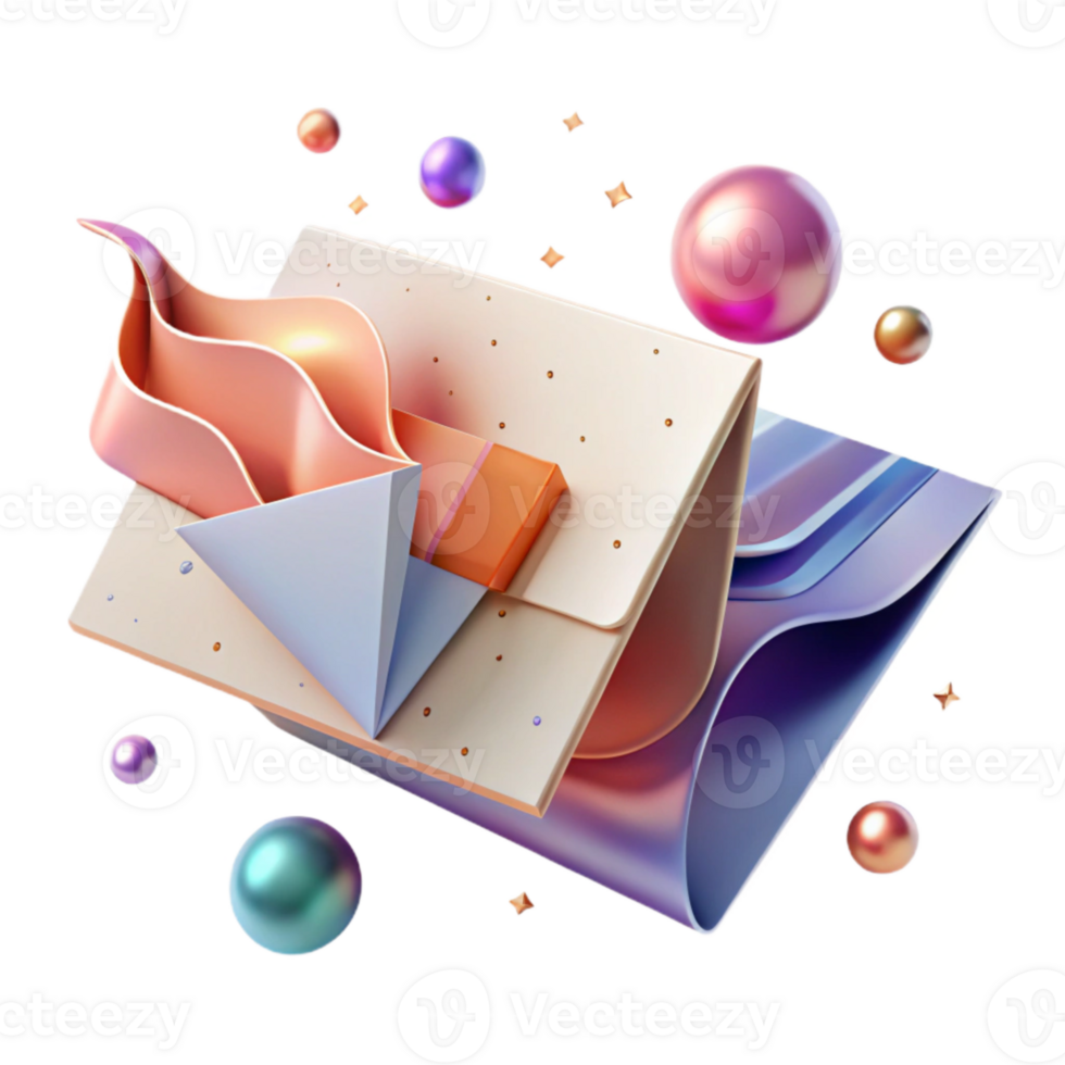 extraordinary abstract Business Card Mockup Folded Card Design Isolated for Creative Use original png