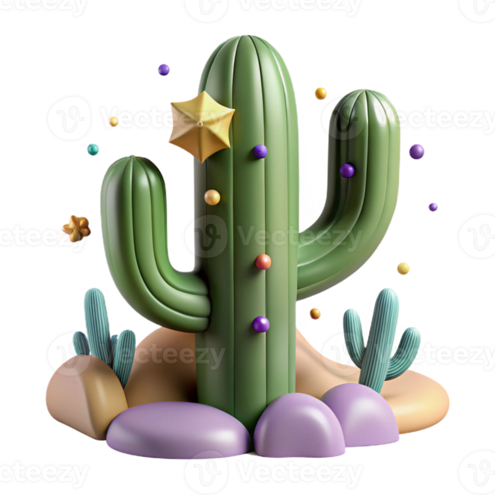 extraordinary creative Cactus Silhouette Cutout for Desert Landscapes professional png