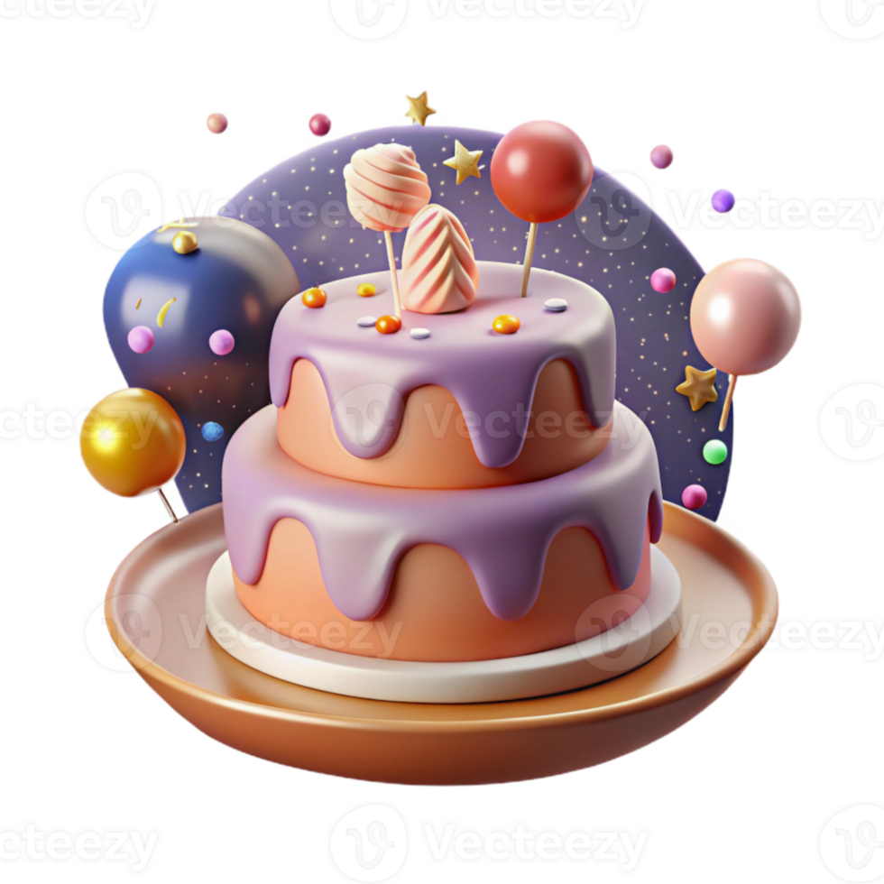 extraordinary abstract Cake Topper Happy Birthday Script Glitter Isolated high resolution png