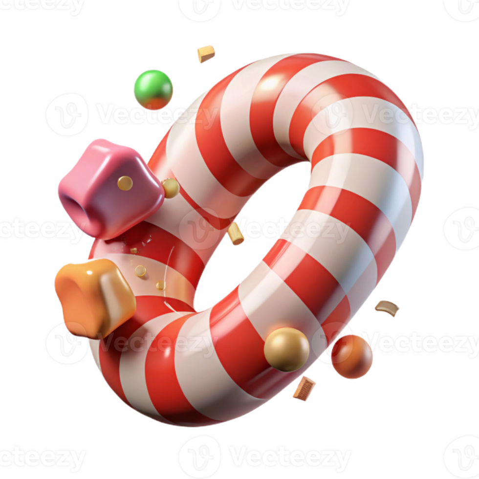 stunning rustic Candy Cane Striped Sweet Treat Transparent premium png