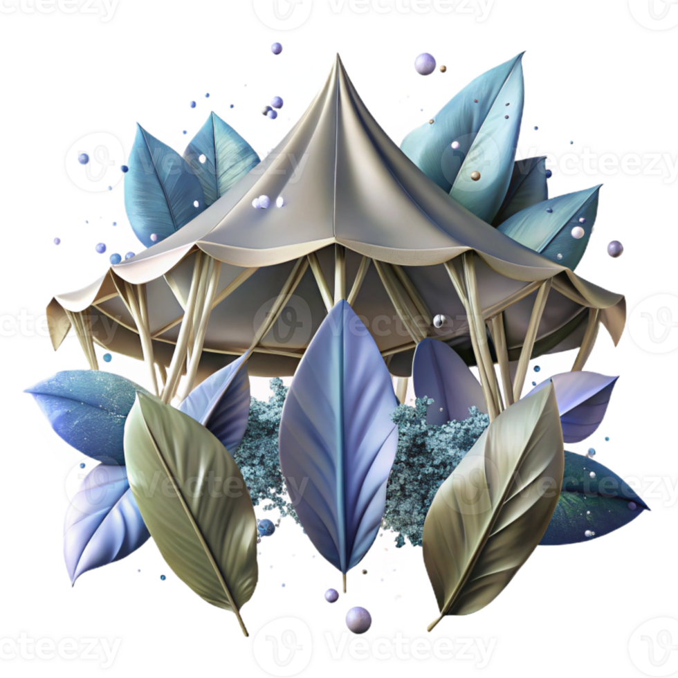 beautiful creative Canopy Leaves Close Up Detail Cutout authentic png