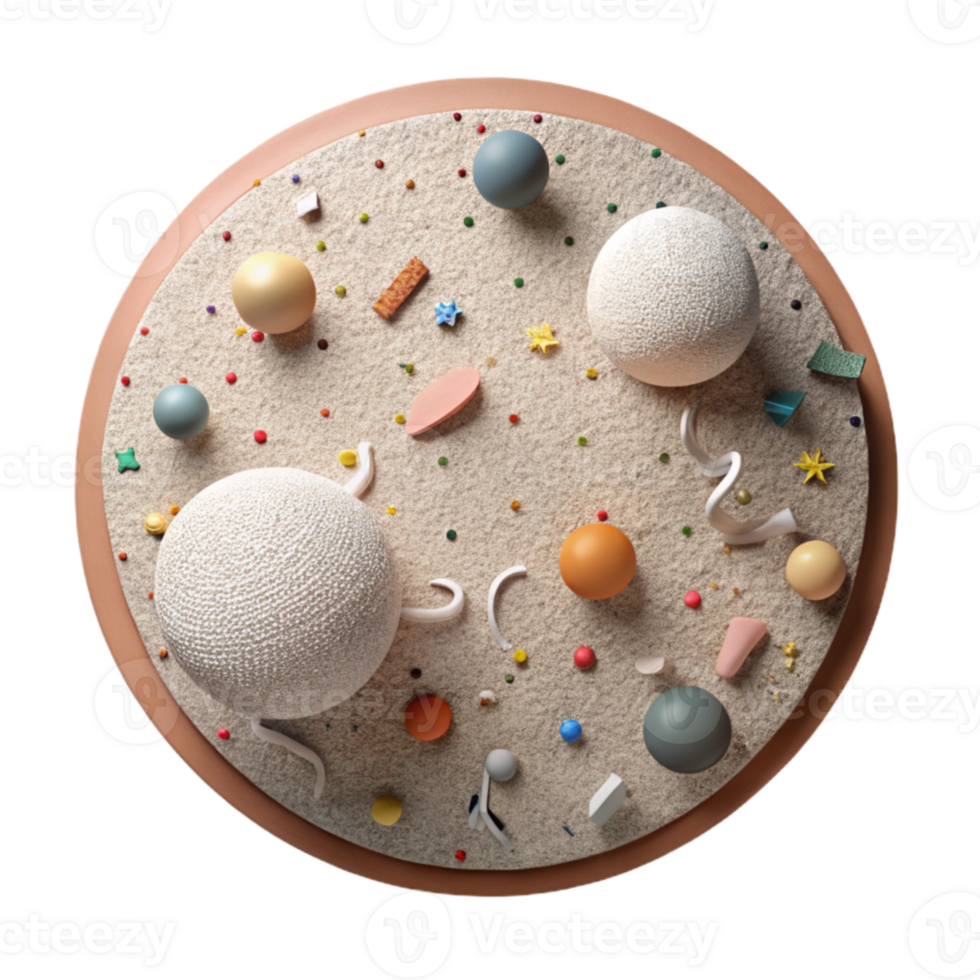 beautiful rustic Canvas Texture Circular Format Round Shape Cutout for Profile Pictures high quality png