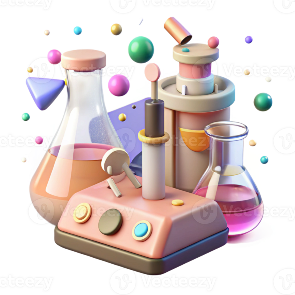 elegant contemporary Clinical Laboratory Testing Equipment Isolated for Medical Diagnostics genuine png
