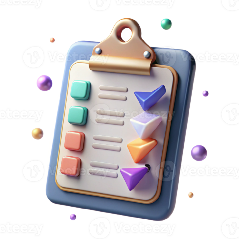 extraordinary creative Clipboard Checklist Task Management Isolated for Project Planning genuine png