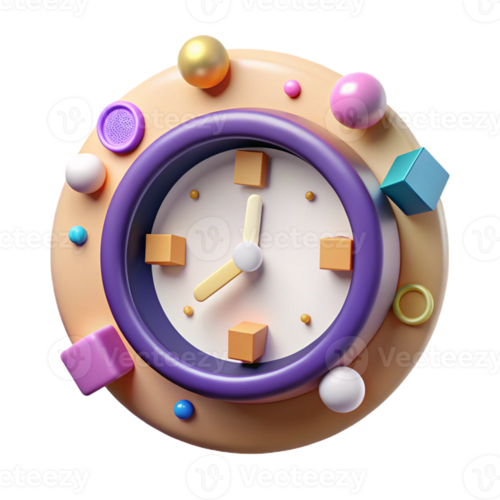 wonderful traditional Clock Time Display Ui Element Cutout for Digital Clock Interface premium png
