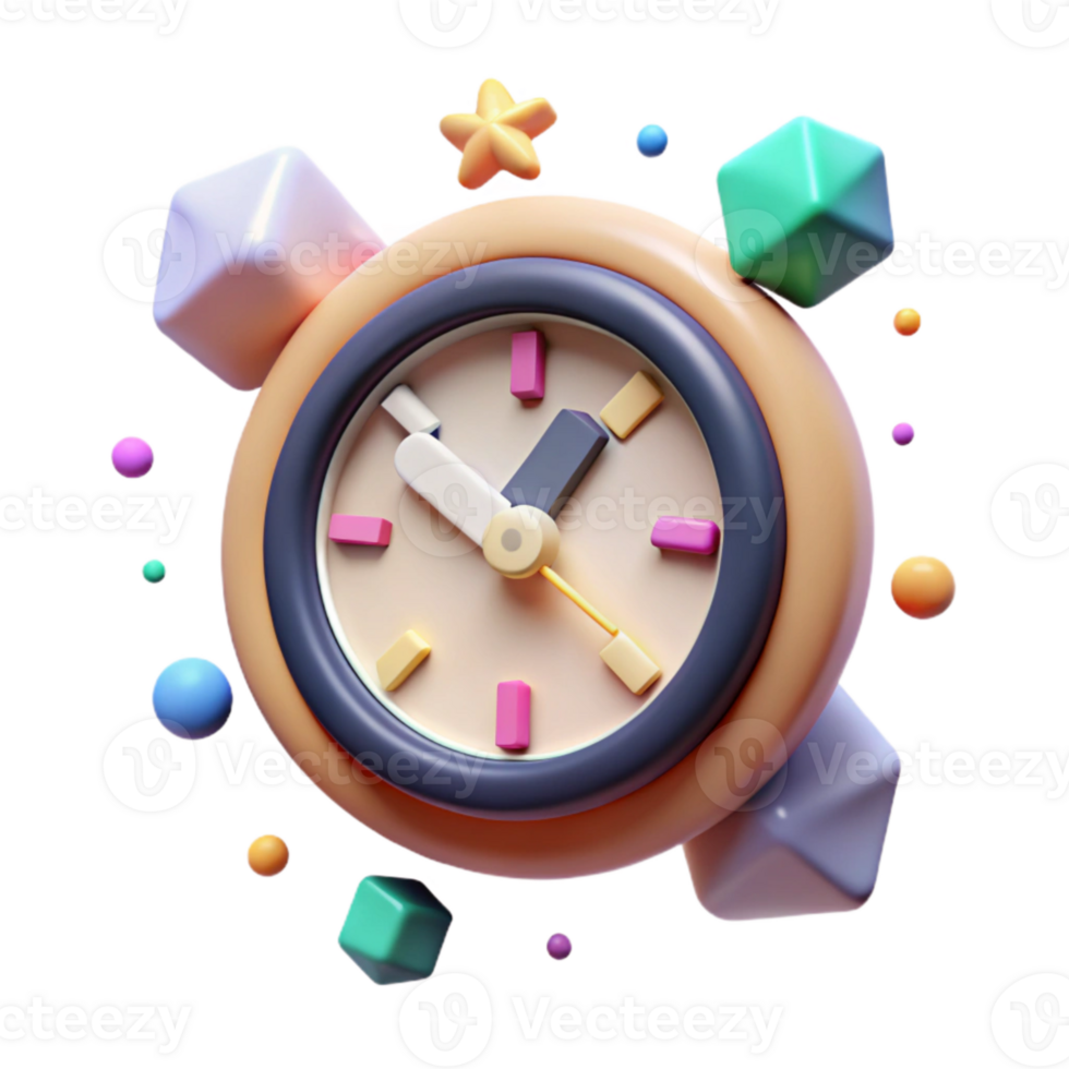 magnificent traditional Clock Time Display Ui Element Cutout for Digital Clock Interface genuine png